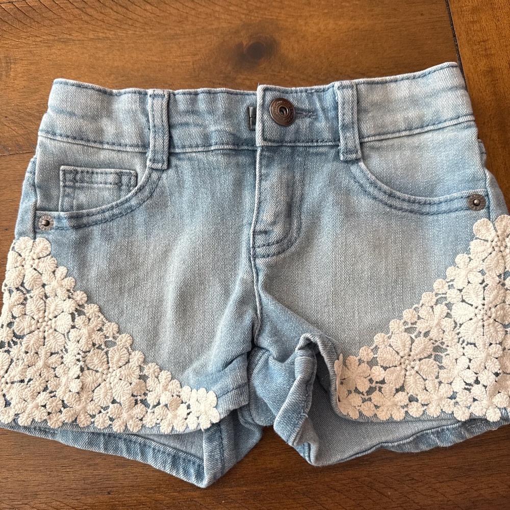 Denim shorts